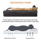 BFPETHOME — Cama Ortopédica Impermeable Estilo Sofá con Cubierta Lavable y Base Antiderrapante para Perros