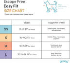Gooby Escape Free Easy Fit — Arnés Antijale con Diseño Step-In y Hebilla de Liberación Rápida para Perros Pequeños y Medianos