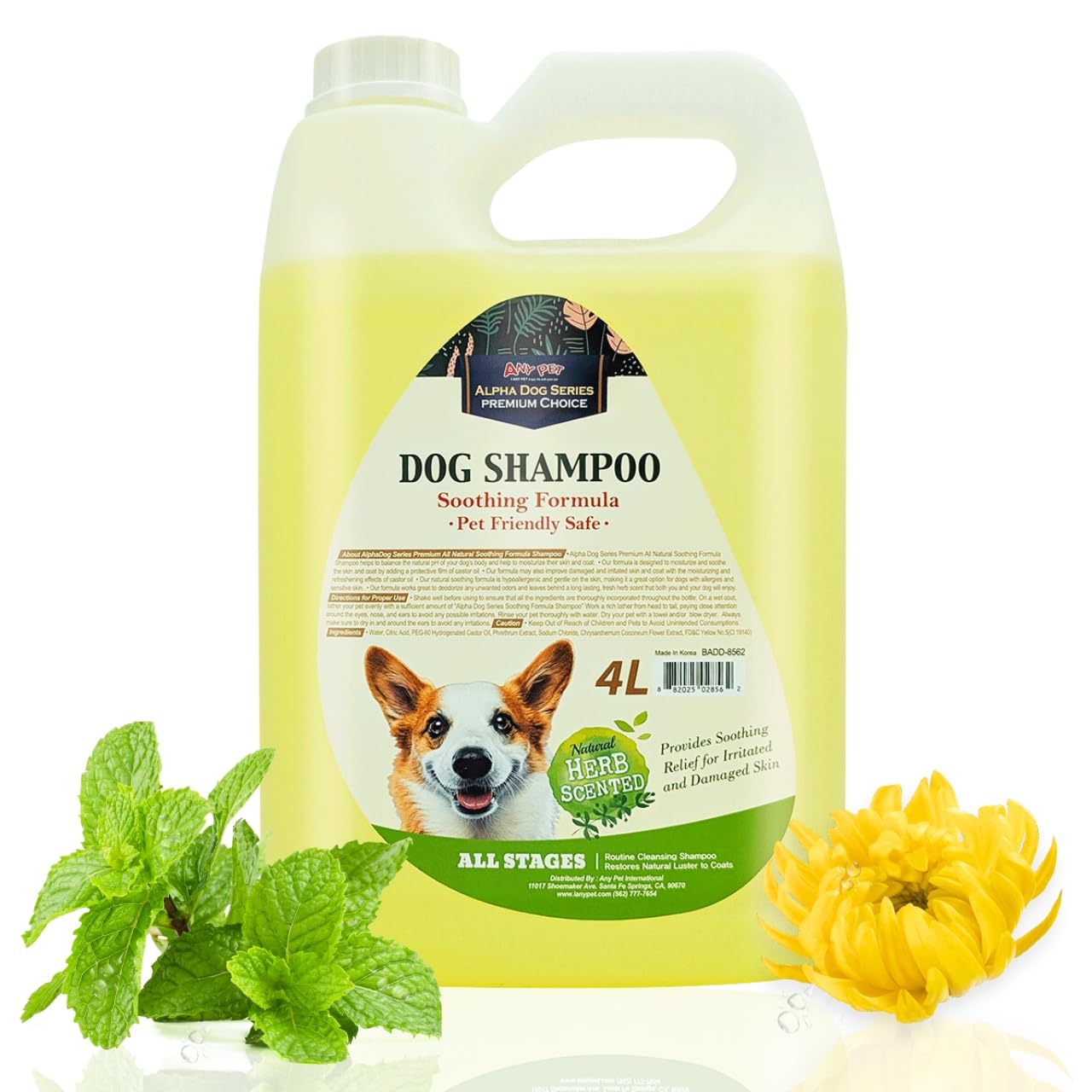 Alpha Dog Series — Shampoo y Acondicionador 2 en 1 con Aloe Vera para Perro, Fórmula Natural, pH Balanceado y Sin Lágrimas