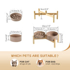 Havniva — Tazón Comedero Lento de Cerámica para Mascotas — Alimentación Pausada y Saludable para Perros y Gatos