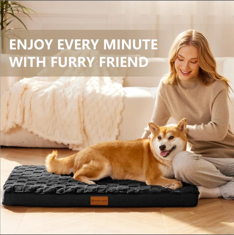 Patas Lague — Cama Ortopédica con Espuma Egg Crate, Funda Lavable y Base Antideslizante para Perro