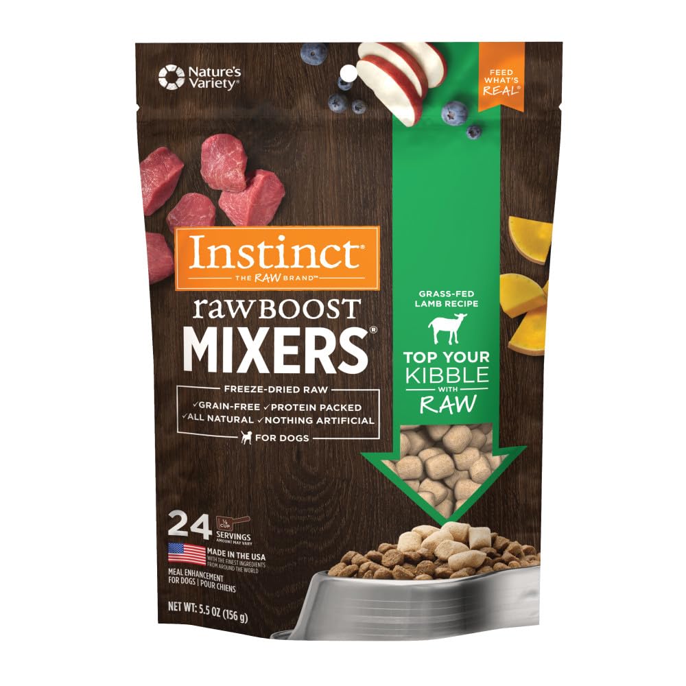 Instinct Raw Boost Mixers — Topper de Alimento Liofilizado Sin Granos para Perro
