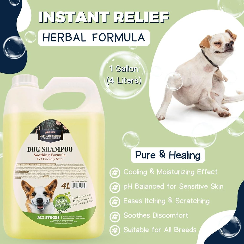 Alpha Dog Series — Shampoo y Acondicionador 2 en 1 con Aloe Vera para Perro, Fórmula Natural, pH Balanceado y Sin Lágrimas