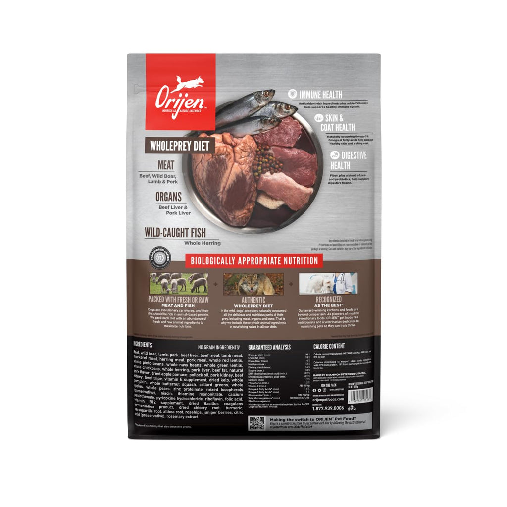 ORIJEN — Alimento Seco Sin Granos para Perro