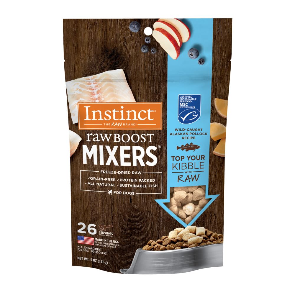 Instinct Raw Boost Mixers — Topper de Alimento Liofilizado Sin Granos para Perro