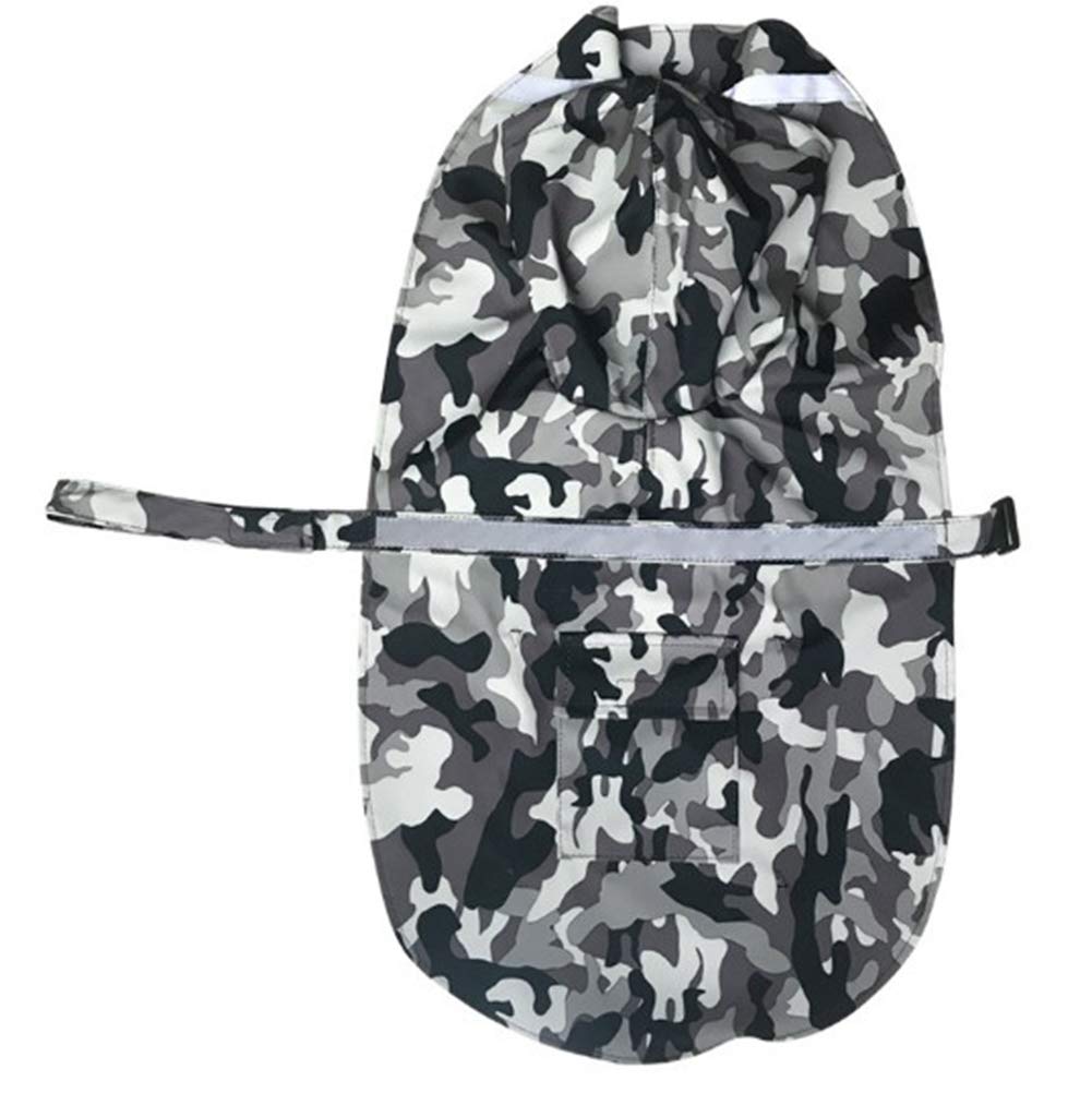 Mikayoo — Impermeable con Capucha y Tira Reflectante para Perro, Ligero y Ajustable