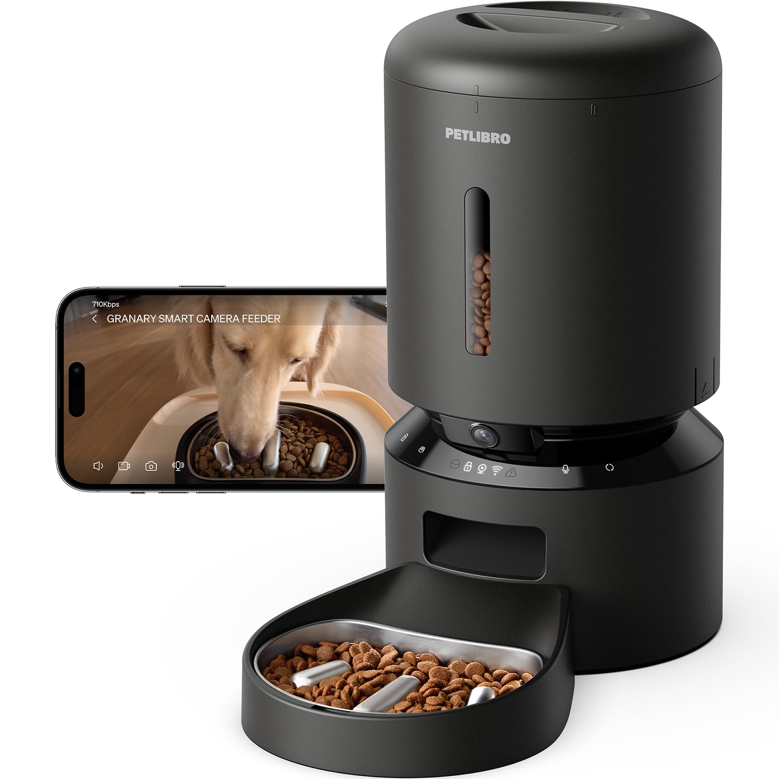 PETLIBRO — Comedero Automático WiFi 5G con Dispensador de Alimento para Gatos y Perros, 5L, hasta 10 Comidas por Día y Sensor de Alimento Bajo