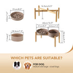 Havniva — Tazón Comedero Lento de Cerámica para Mascotas — Alimentación Pausada y Saludable para Perros y Gatos