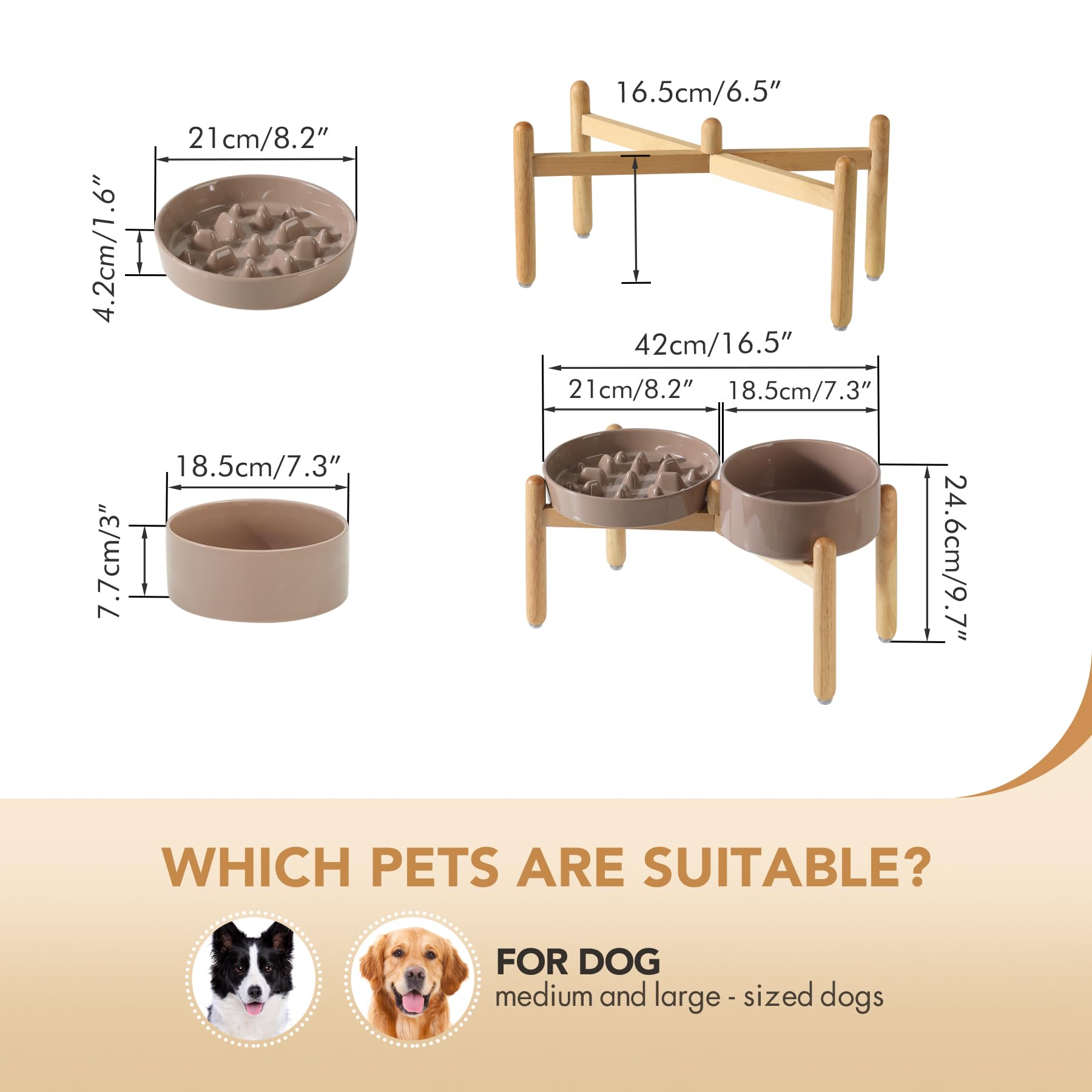 Havniva — Tazón Comedero Lento de Cerámica para Mascotas — Alimentación Pausada y Saludable para Perros y Gatos