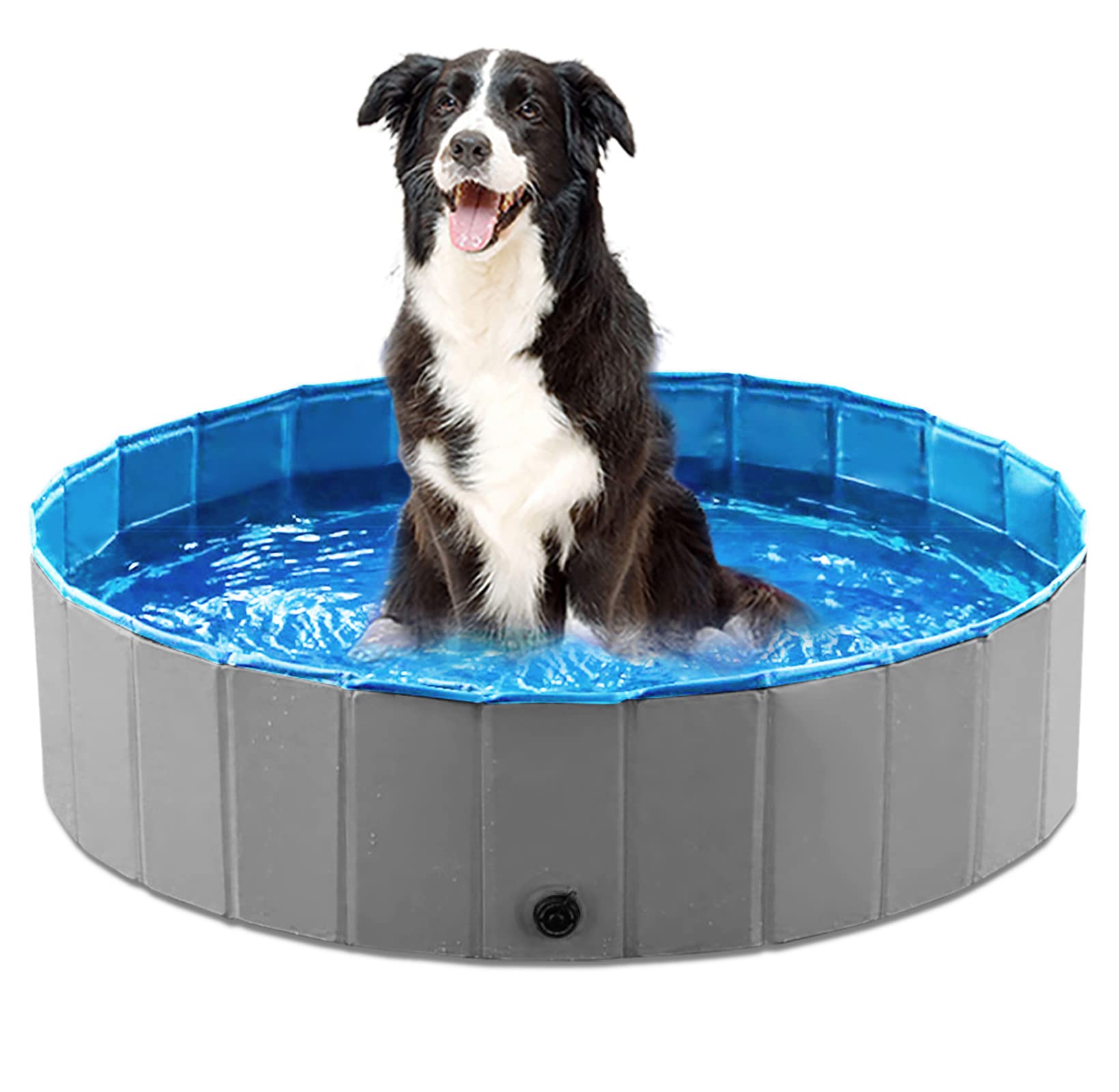 Jasonwell — Alberca Plegable y Portátil para Perros, Gatos y Niños | Tina de Baño Antiderrapante sin Inflado