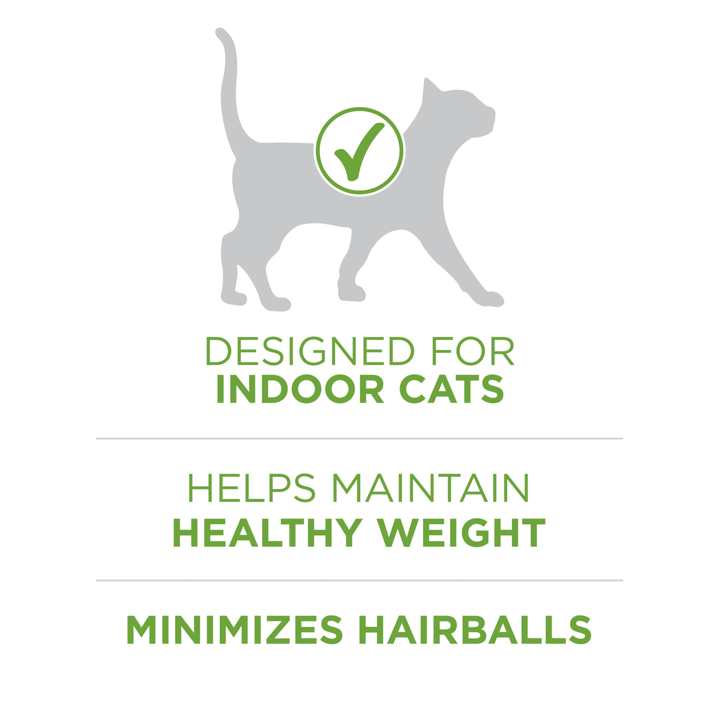 Purina ONE Indoor Advantage — Alimento Seco Natural para Gato Adulto de Interior con Control de Peso y Reducción de Bolas de Pelo, con Salmón Real