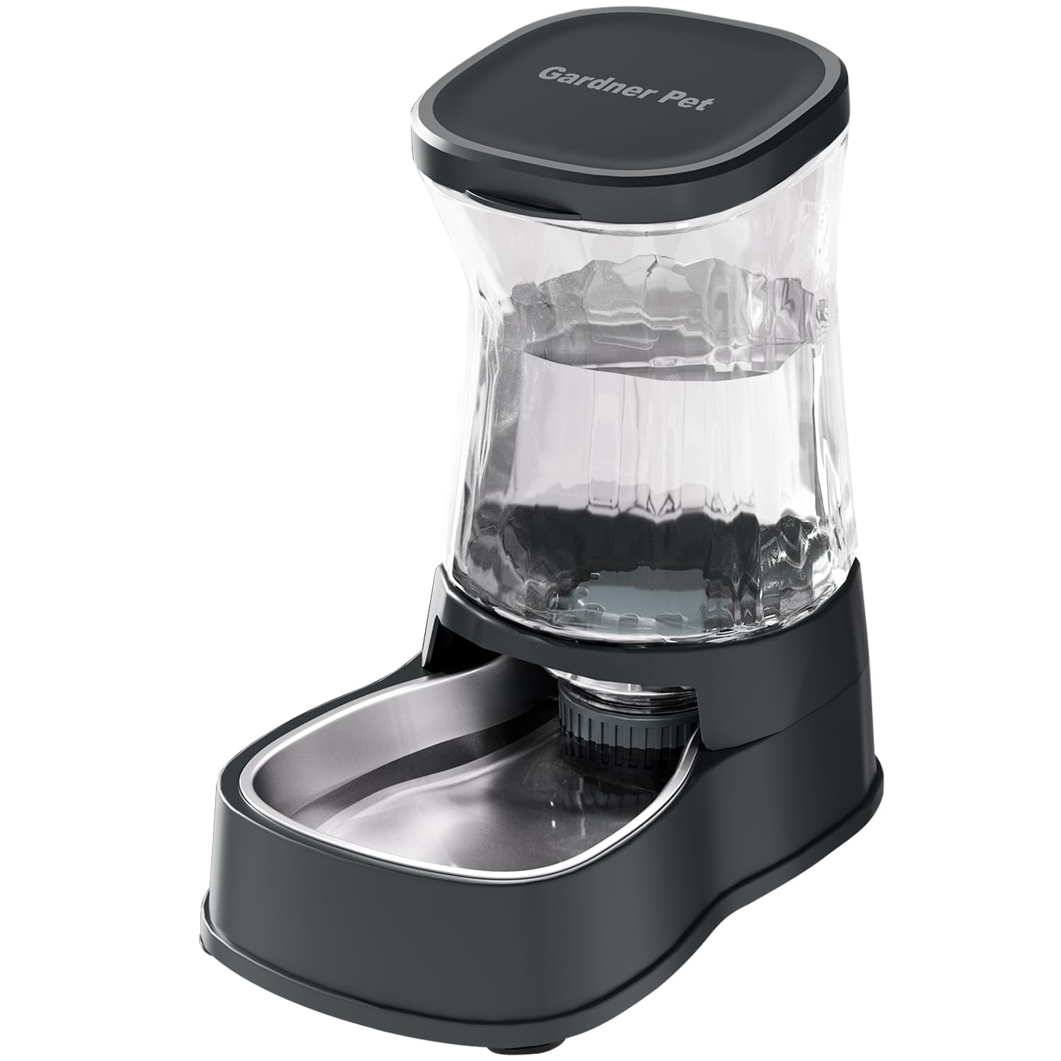 Gardner Pet — Bebedero Automático por Gravedad con Tazón de Acero Inoxidable para Perros y Gatos