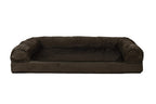 Furhaven Cooling Gel — Cama Ortopédica con Gel Refrescante, Bolsters Removibles y Cubierta Lavable para Perros Grandes