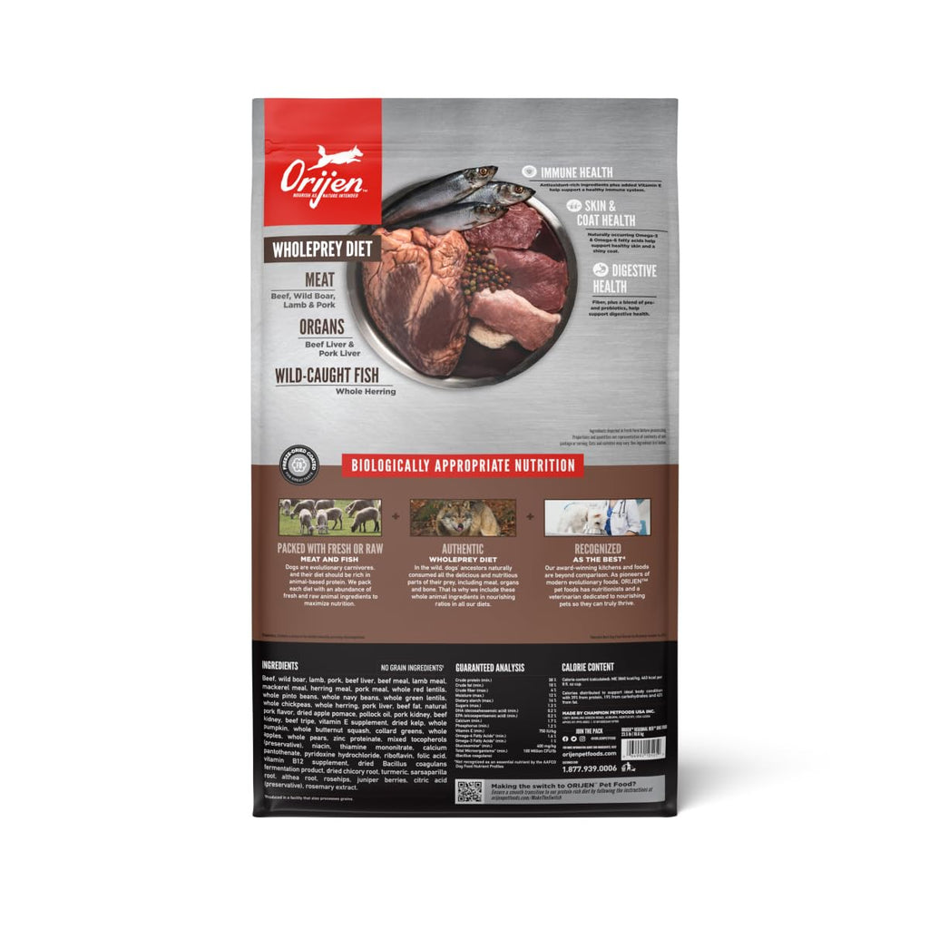 ORIJEN — Alimento Seco Sin Granos para Perro