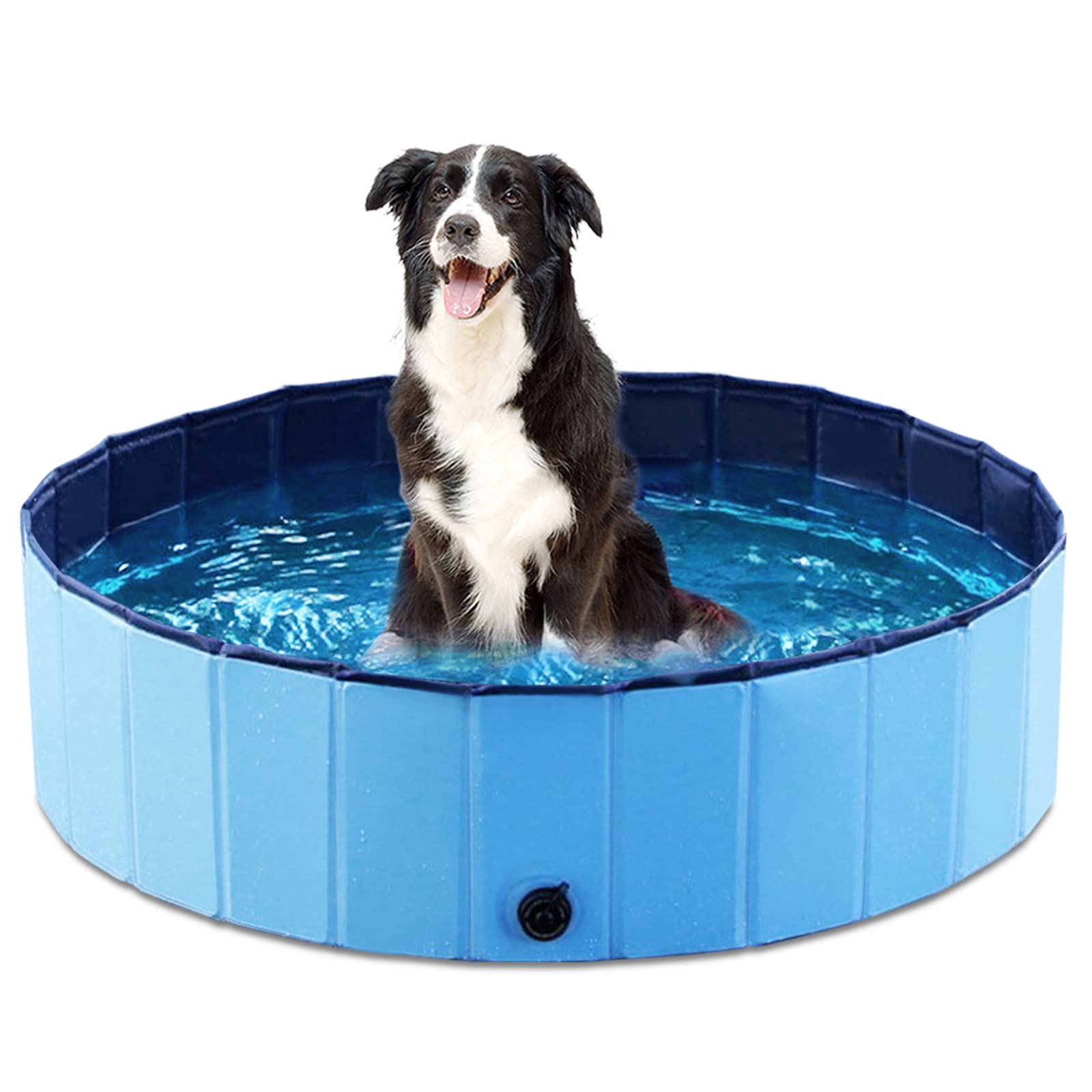 Jasonwell — Alberca Plegable y Portátil para Perros, Gatos y Niños | Tina de Baño Antiderrapante sin Inflado