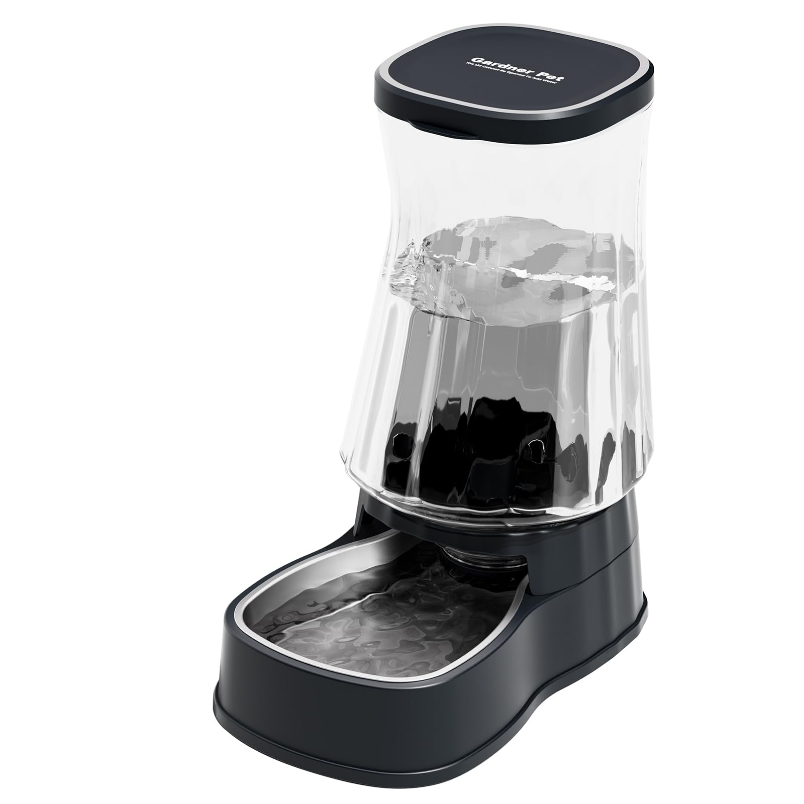 Gardner Pet — Bebedero Automático por Gravedad con Tazón de Acero Inoxidable para Perros y Gatos