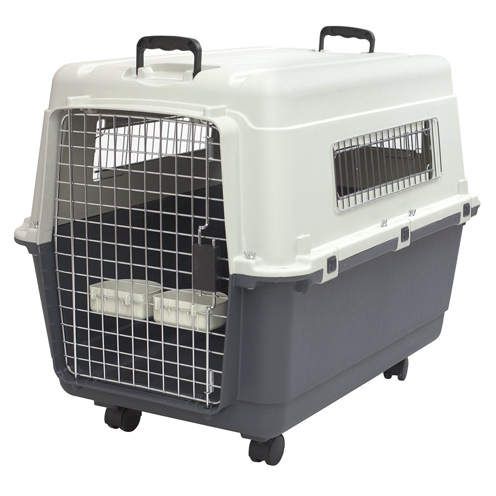 SportPet — Kennel de Viaje Certificado por Aerolíneas con Comederos para Perros y Gatos