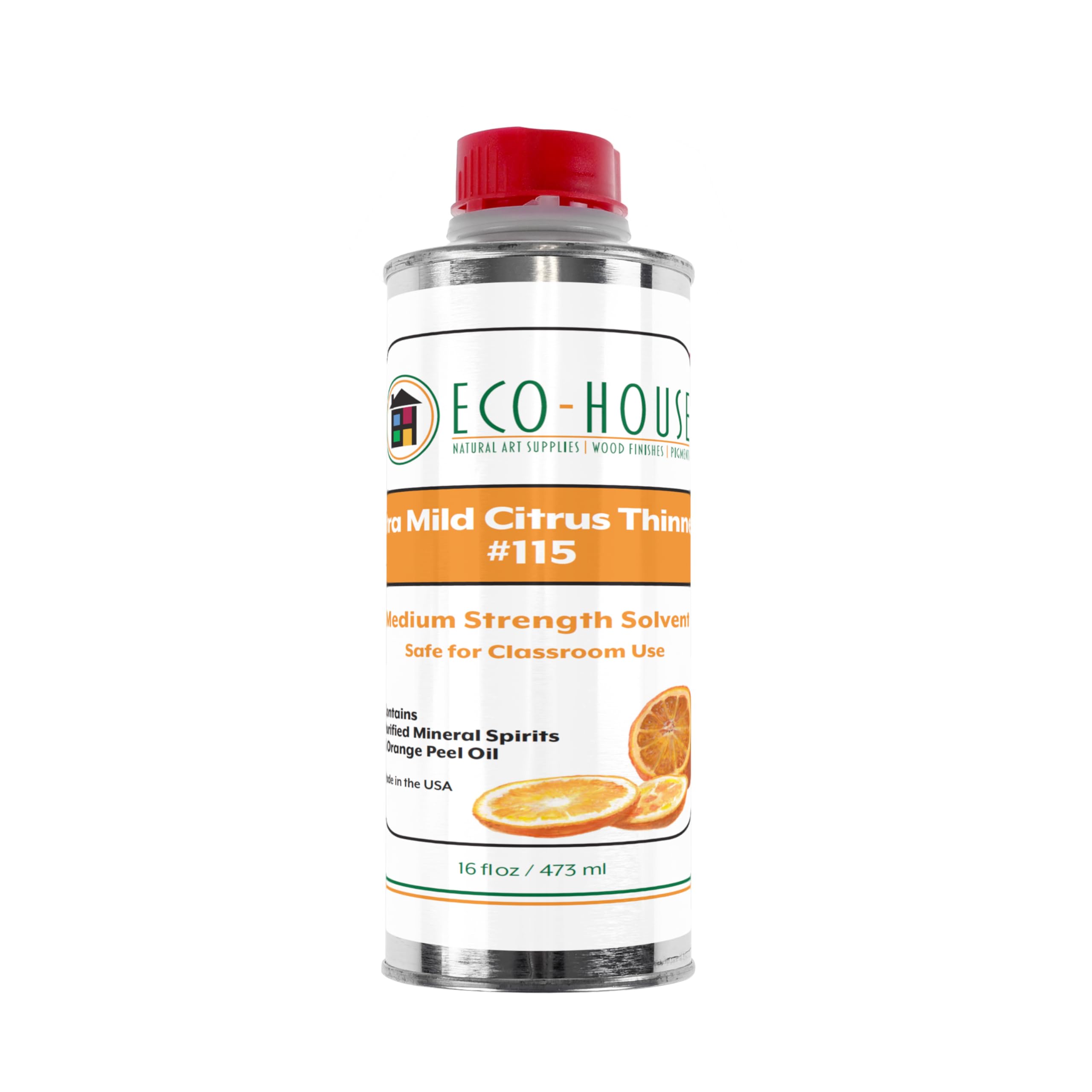 Eco-House 115 Xtra Mild — Diluyente Ecológico de Pintura con Aroma a Cítricos, Baja Toxicidad, Alternativa Natural a la Trementina