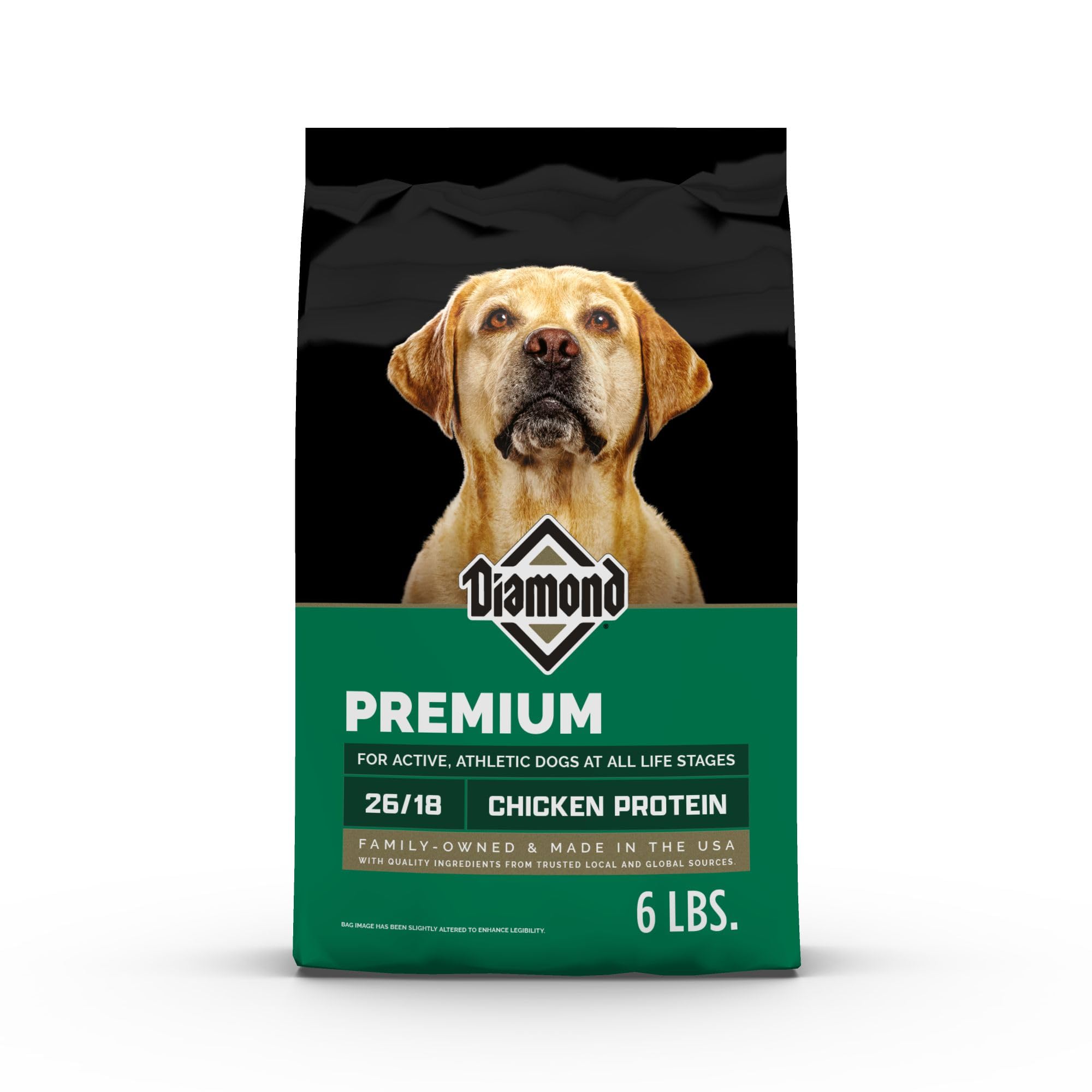 Diamond — Croquetas para Perros Adultos Muy Activos y Deportivos con Proteína, Probióticos y Antioxidantes