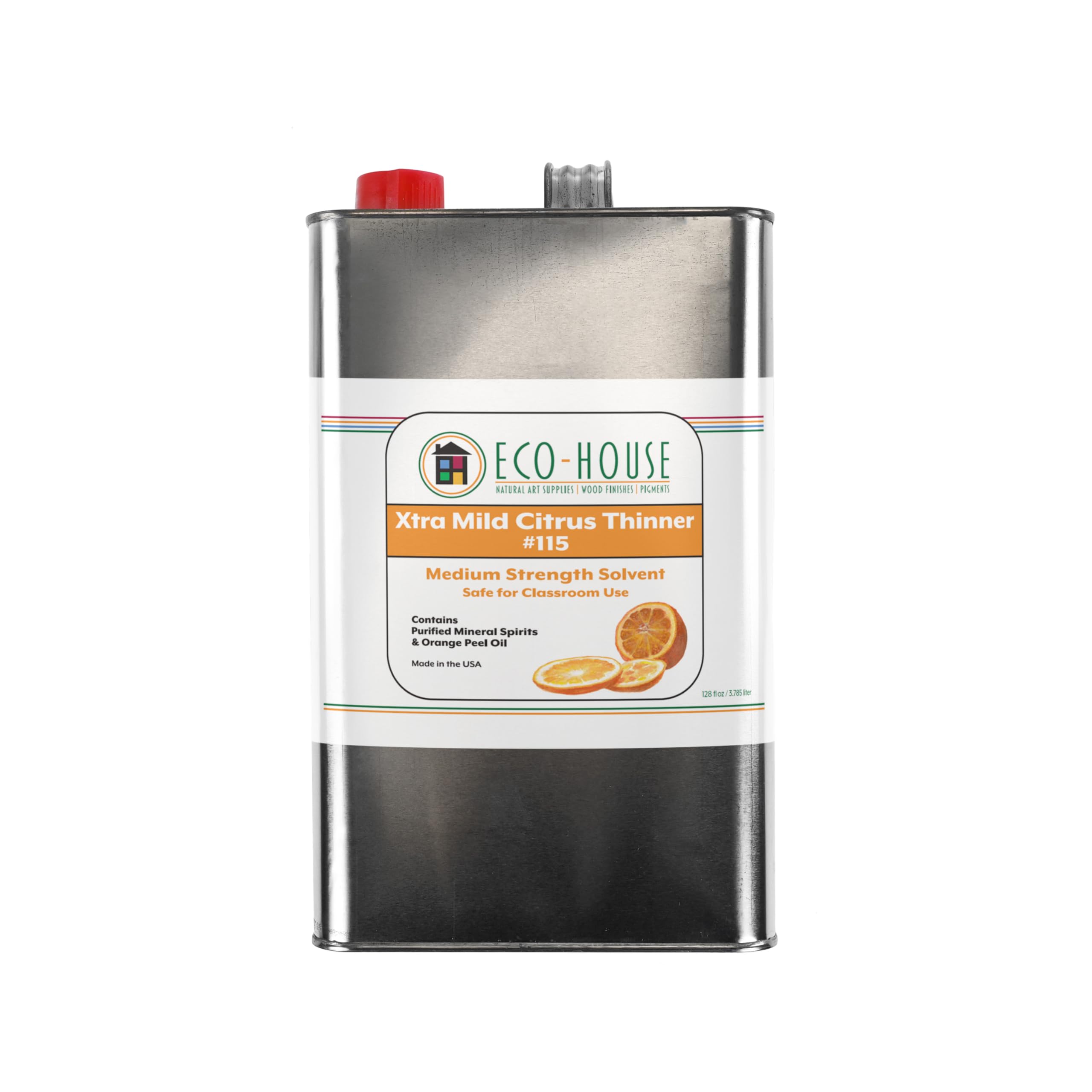 Eco-House 115 Xtra Mild — Diluyente Ecológico de Pintura con Aroma a Cítricos, Baja Toxicidad, Alternativa Natural a la Trementina
