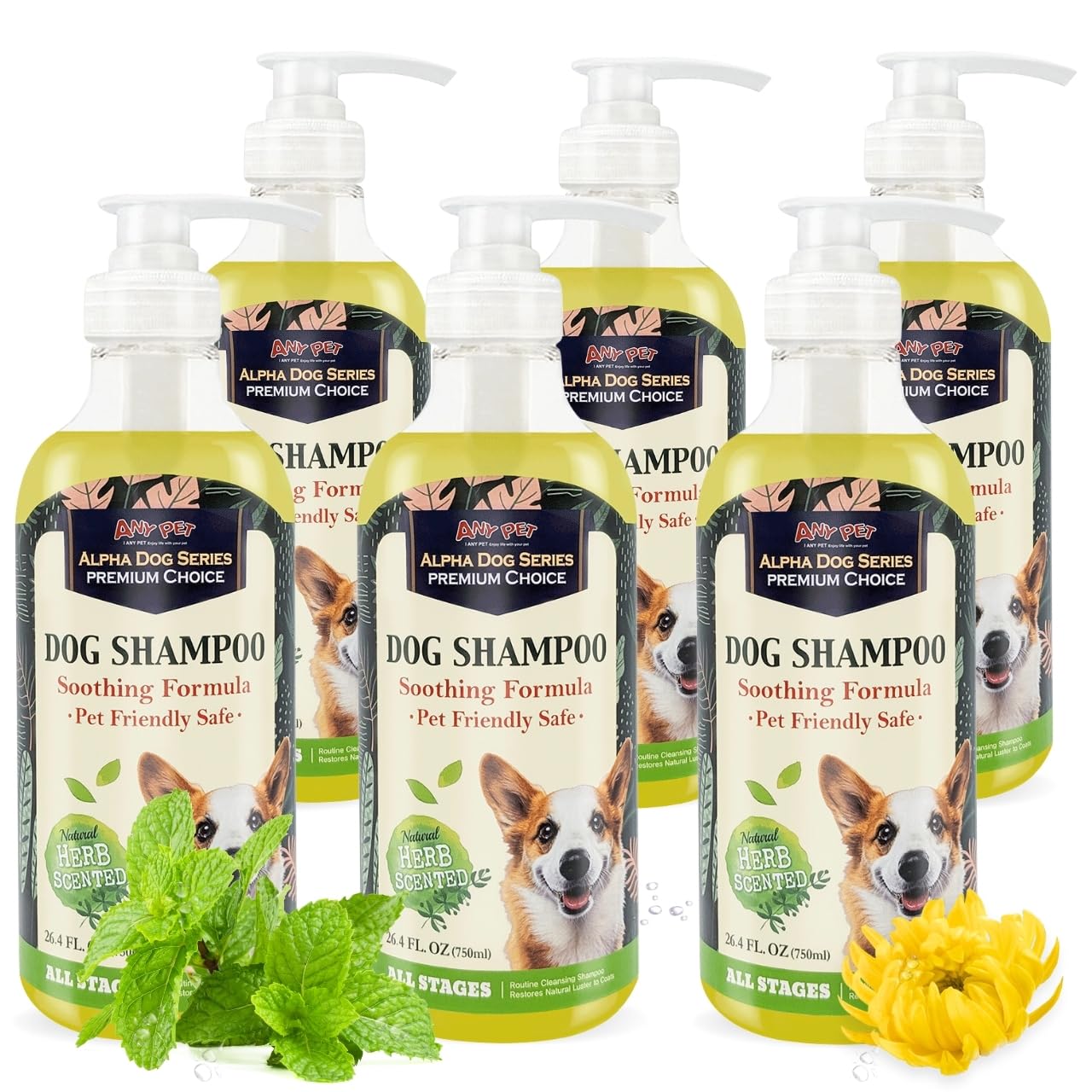 Alpha Dog Series — Shampoo y Acondicionador 2 en 1 con Aloe Vera para Perro, Fórmula Natural, pH Balanceado y Sin Lágrimas