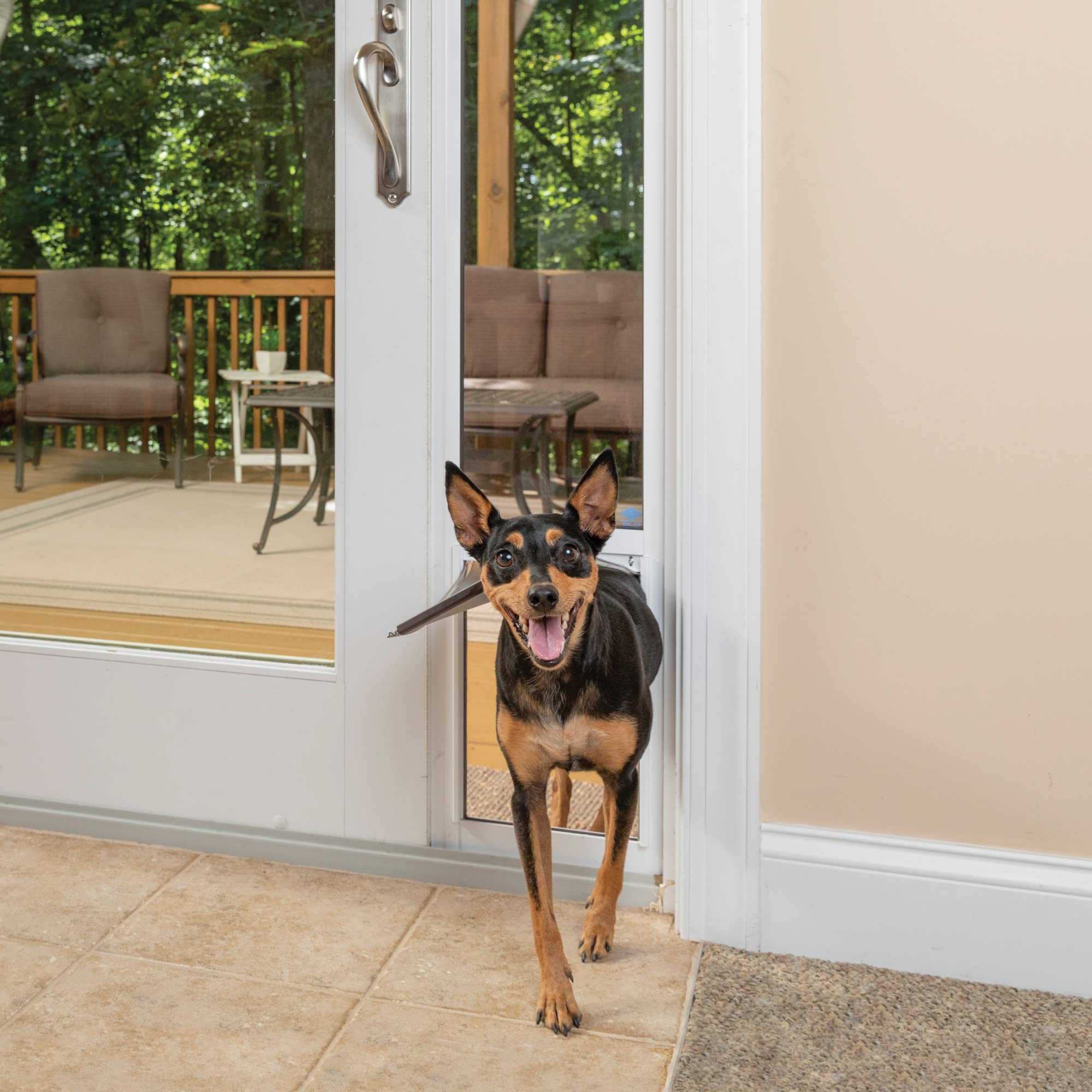 PetSafe Doggy Door — Puerta para Perros en Puertas Corredizas de Vidrio con Altura Ajustable