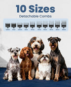 oneisall Modelo 676 — Kit de Cortadora y Rasuradora Eléctrica para Perros