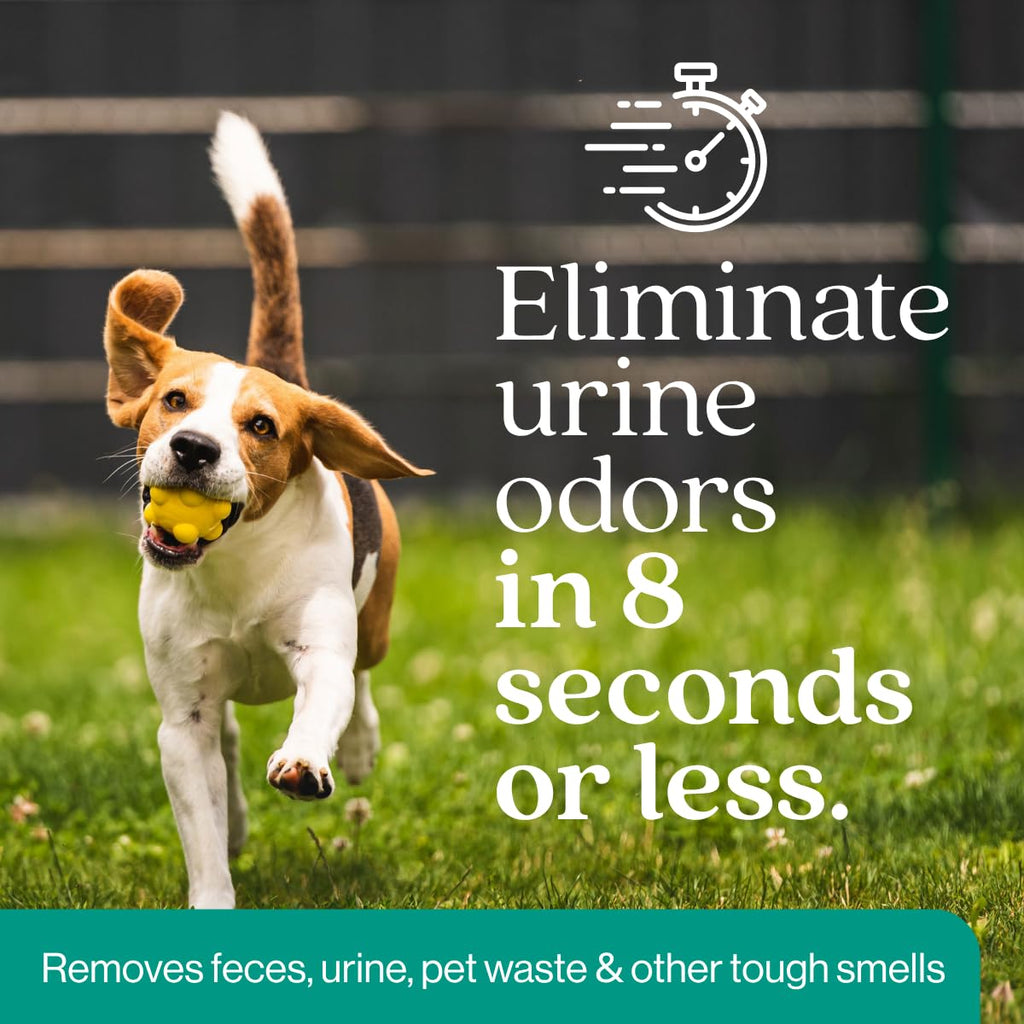 Eliminador de Olores para Exteriores — Limpiador Enzimático de Orina de Perro y Mascotas para Jardín, Patio, Césped Artificial, Kennel y Terraza
