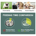 Havniva — Tazón Comedero Lento de Cerámica para Mascotas — Alimentación Pausada y Saludable para Perros y Gatos