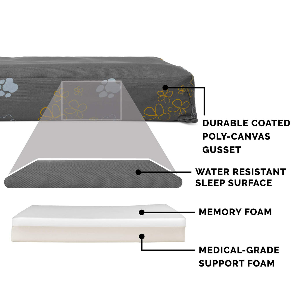 Furhaven — Cama Ortopédica con Cubierta Lavable y Desmontable para Perro