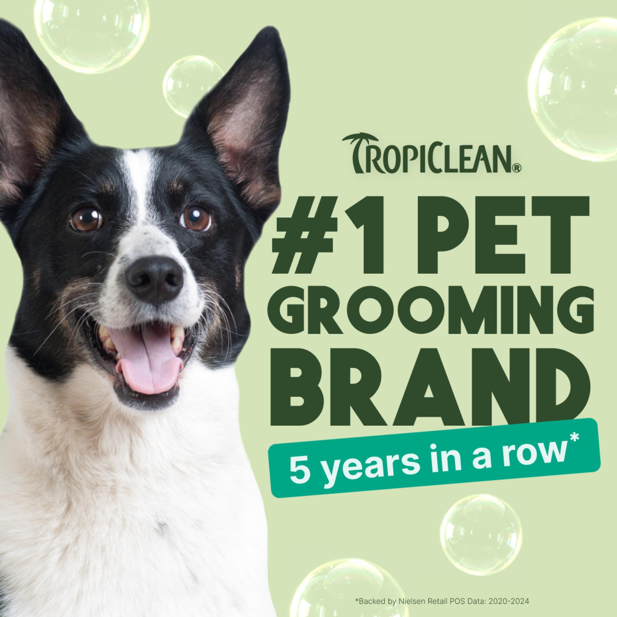 TropiClean Shampoo Galón — Shampoo Natural de Limpieza Profunda para Perros y Gatos