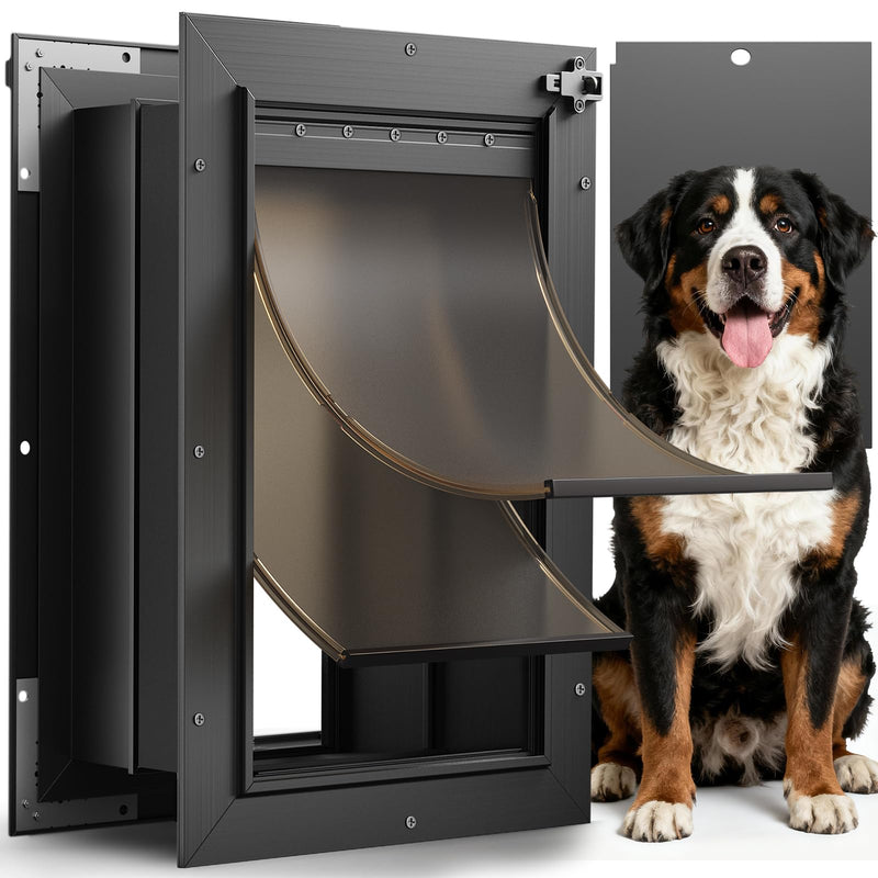 VOSOIR — Puerta para Perros en Pared — Gatera de Instalación en Muro para Perros