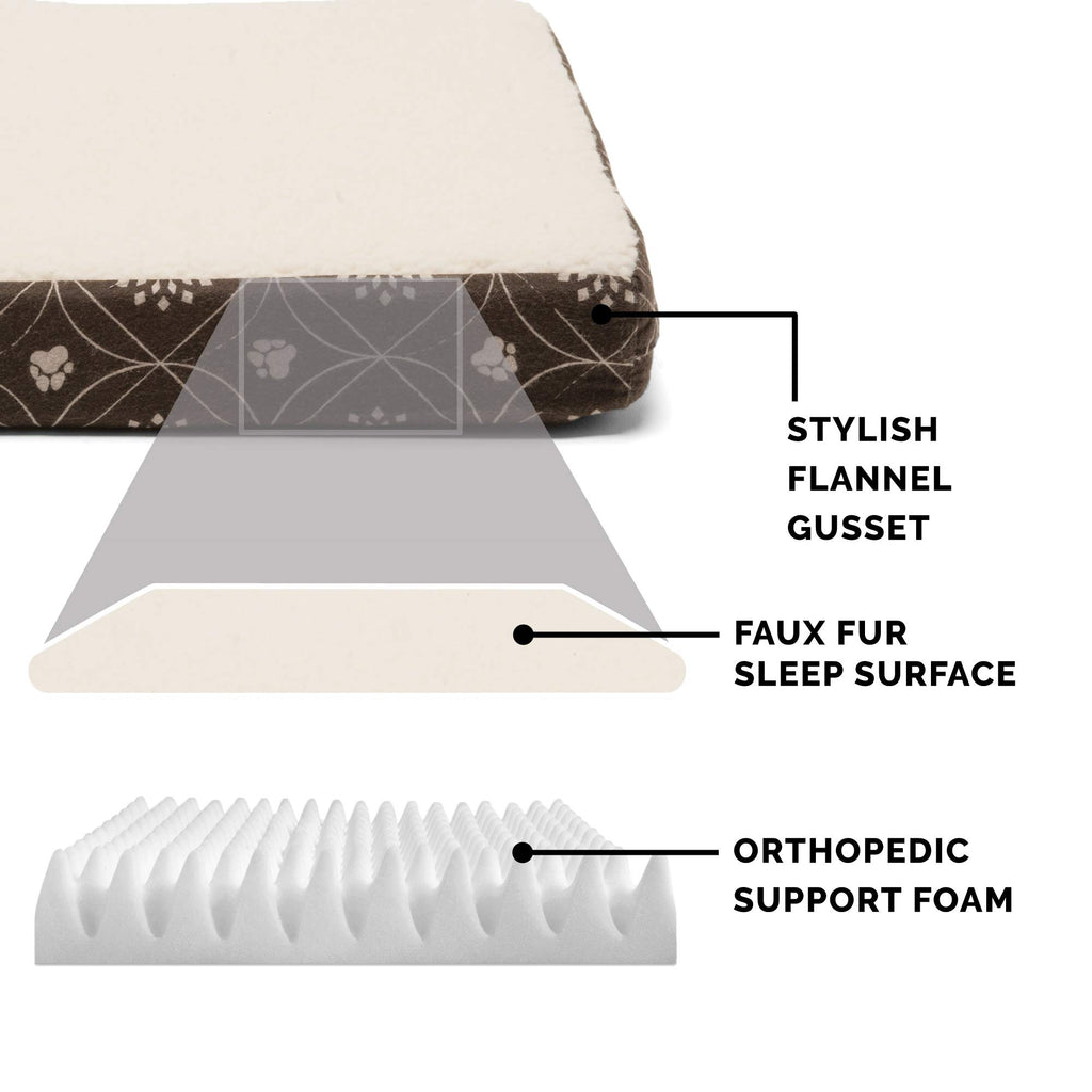 Furhaven — Cama Ortopédica con Cubierta Lavable y Desmontable para Perro