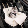 Jacko & Co — Asiento de Auto Premium para Perros Pequeños y Cachorros con Correa de Seguridad, Bolsillos de Almacenamiento y Funda Lavable a Máquina