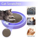 LYCTDD — Rascador Interactivo con Pista de Bolas y Tablero Rascador para Gatos Adultos y Gatitos de Interior