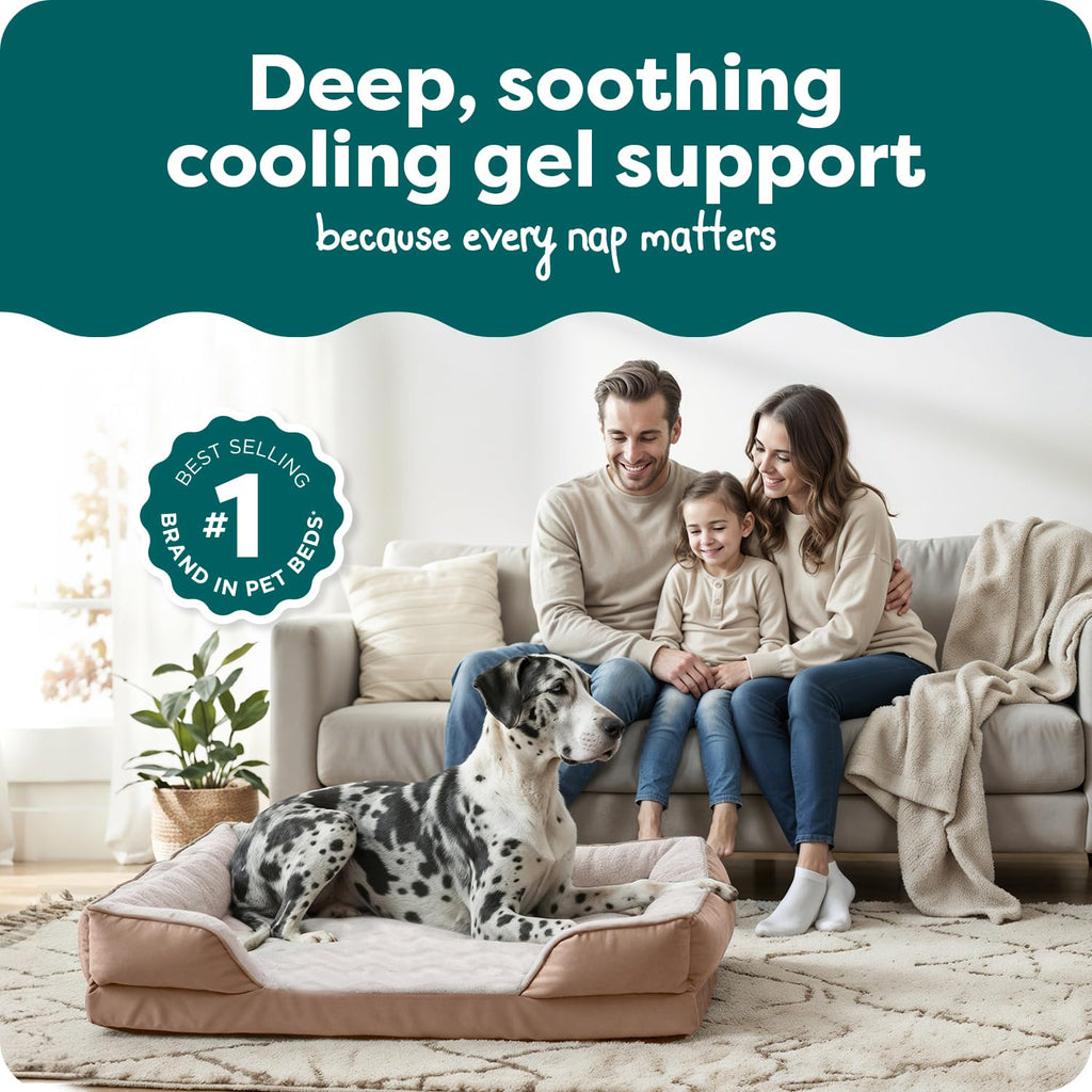 Furhaven Cooling Gel — Cama con Gel Refrescante para Perro