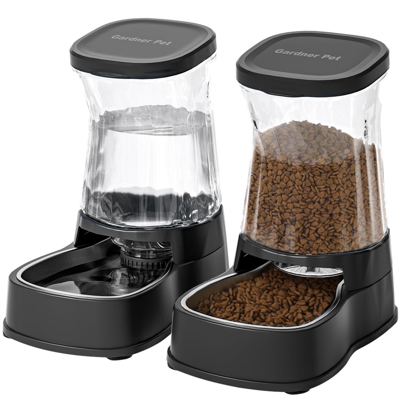 Gardner Pet — Bebedero Automático por Gravedad con Tazón de Acero Inoxidable para Perros y Gatos