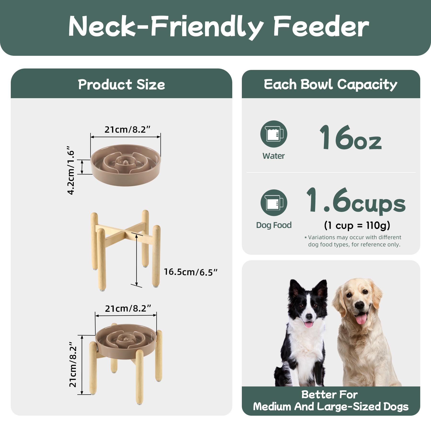 Havniva — Tazón Comedero Lento de Cerámica para Mascotas — Alimentación Pausada y Saludable para Perros y Gatos