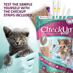 KIT4CAT CheckUp — Kit de Análisis de Orina en Casa para Gato | Arena Hidrofóbica + 2 Tiras Reactivas para 10 Parámetros