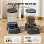 Gardner Pet — Bebedero Automático por Gravedad con Tazón de Acero Inoxidable para Perros y Gatos