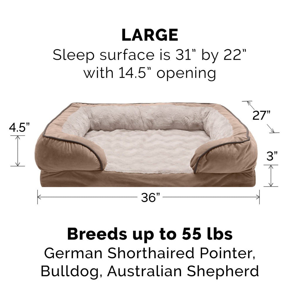 Furhaven Cooling Gel — Cama con Gel Refrescante para Perro