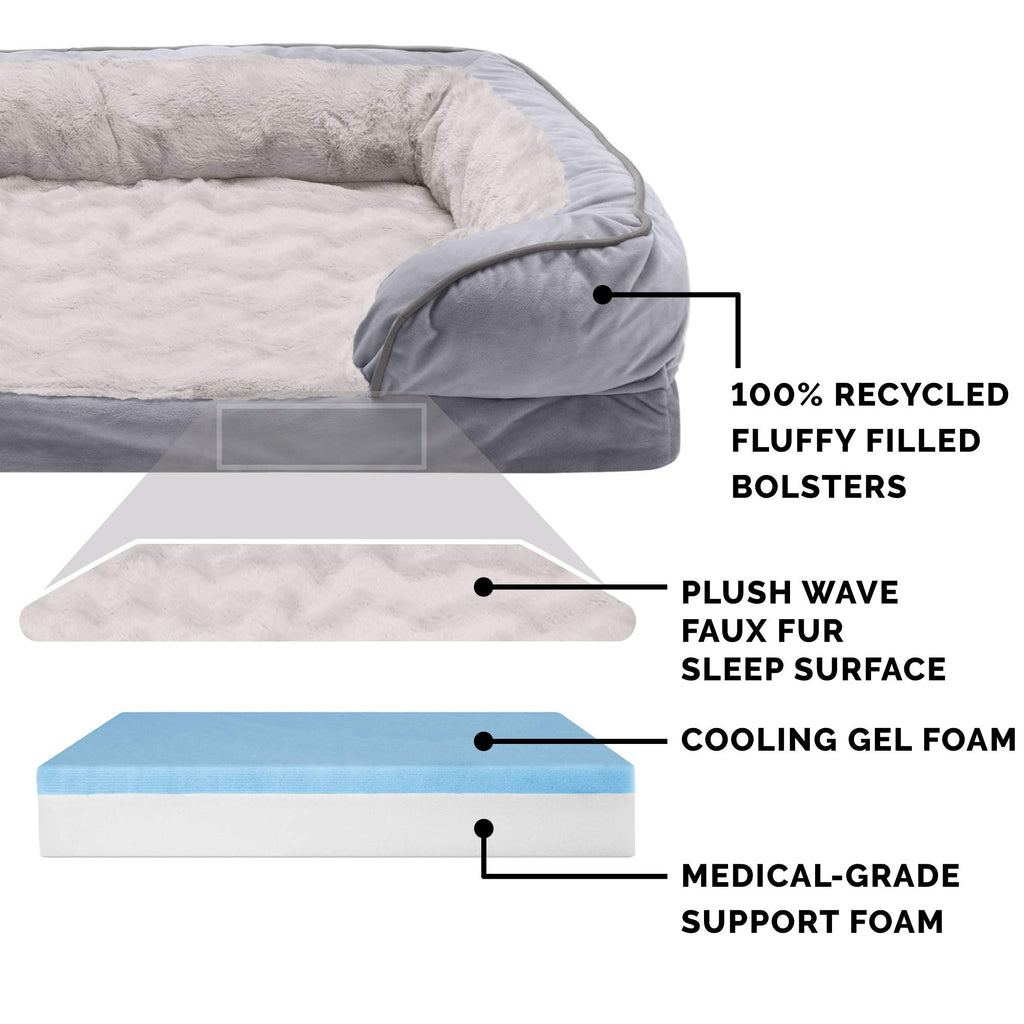 Furhaven Cooling Gel — Cama con Gel Refrescante para Perro