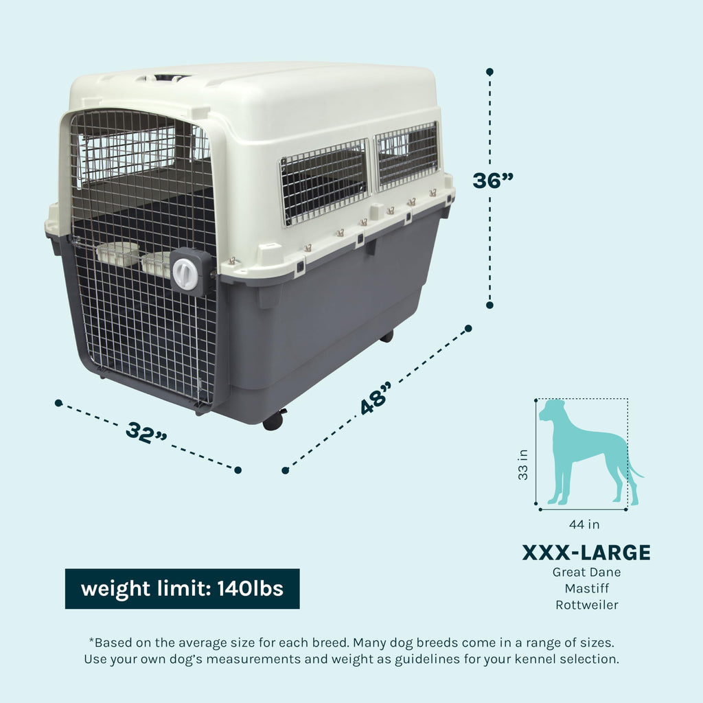 SportPet — Kennel de Viaje Certificado por Aerolíneas con Comederos para Perros y Gatos