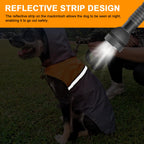 Impermeable para Perro con Tiras Reflectantes y Capucha