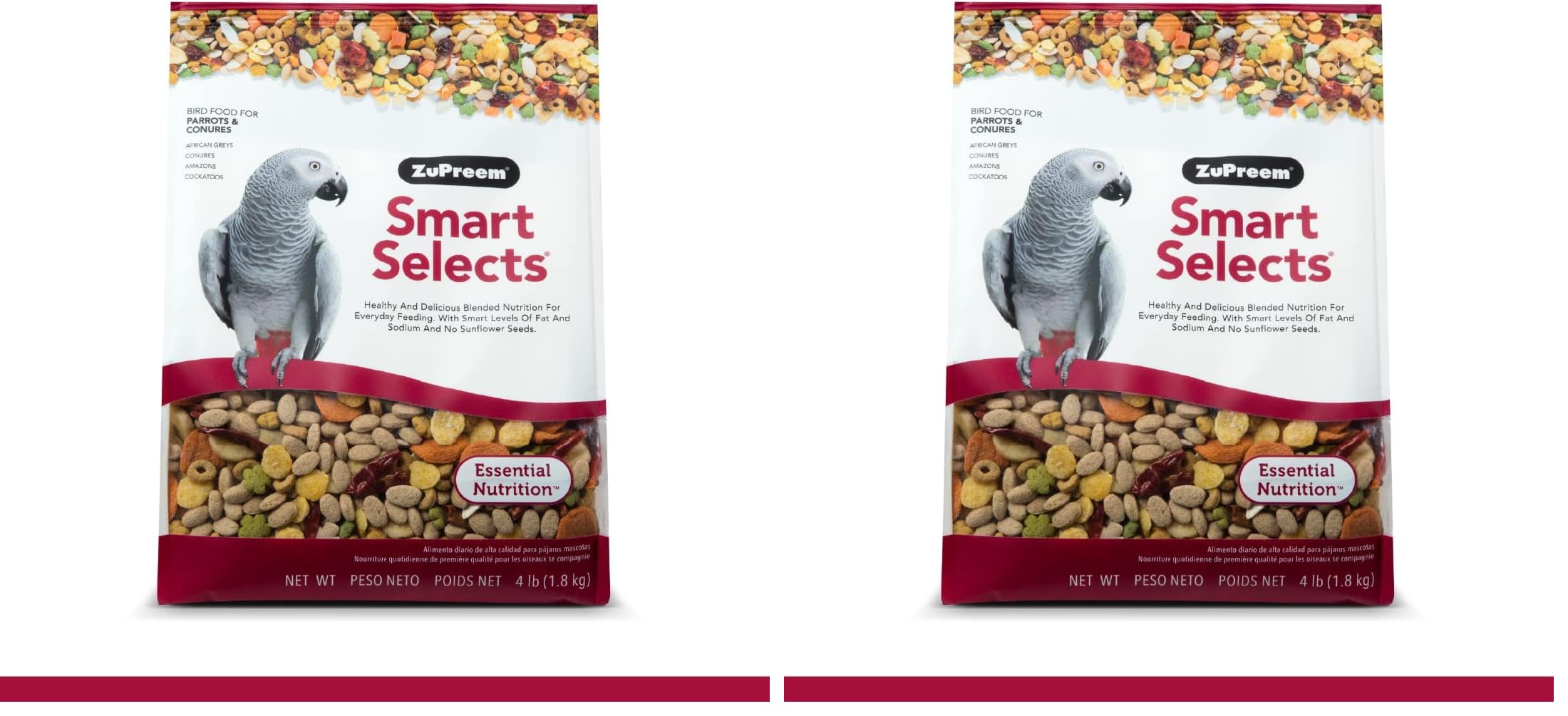 ZuPreem FruitBlend — Alimento en Pellets para Aves Medianas y Grandes (Loro, Conure, Caique, Gris Africano, Eclectus, Cacatúa Pequeña)