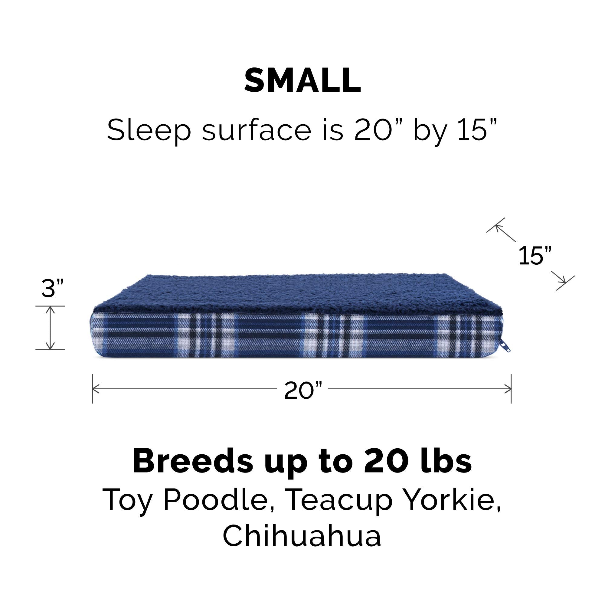 Furhaven — Cama Ortopédica con Cubierta Lavable y Desmontable para Perro