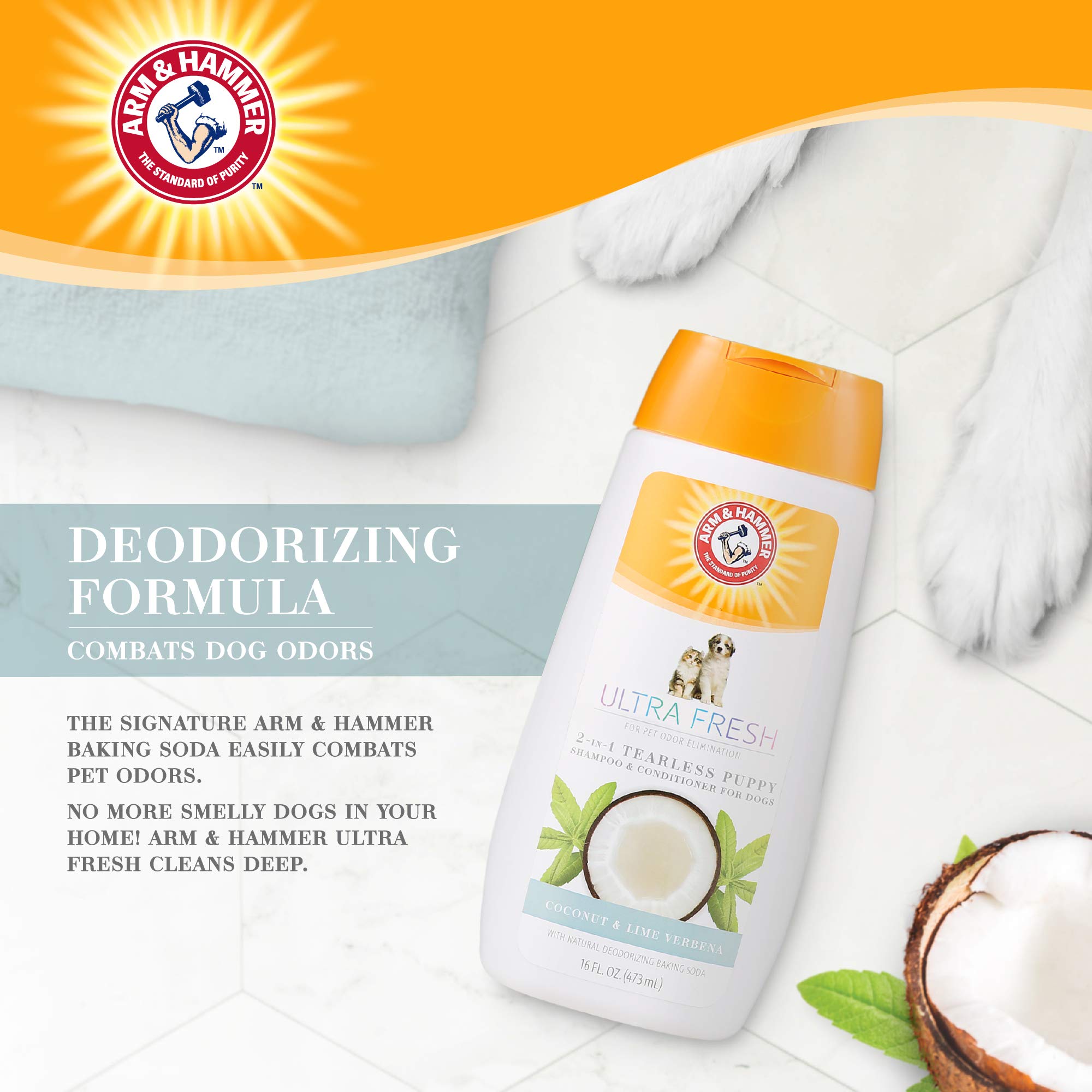 Arm & Hammer Ultra Fresh — Shampoo y Acondicionador para Cachorro