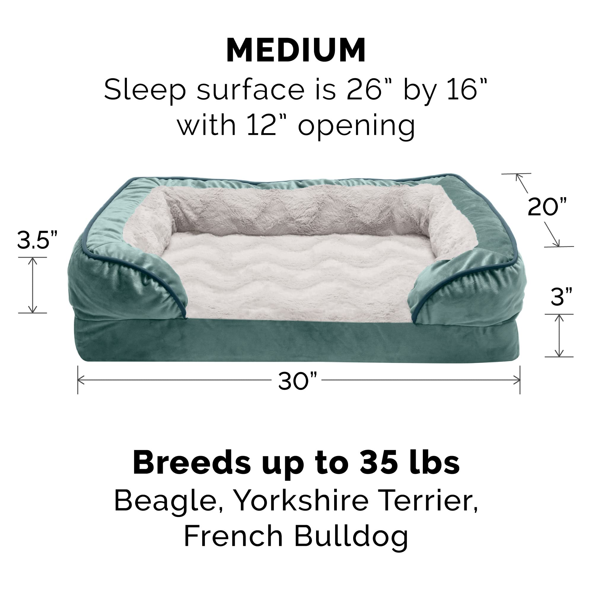 Furhaven Cooling Gel — Cama con Gel Refrescante para Perro