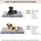 WNPETHOME — Cama Ortopédica Impermeable con Funda Lavable y Base Antideslizante para Perro