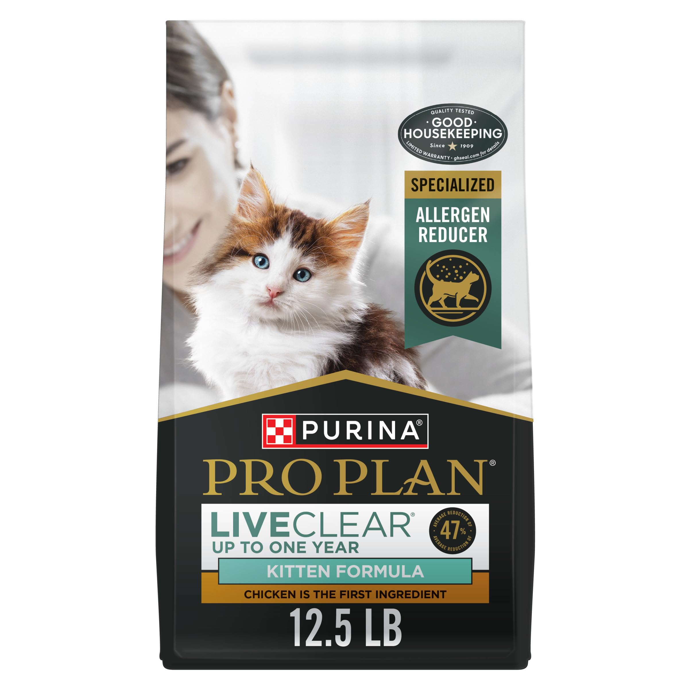 Purina Pro Plan LiveClear — Alimento Seco Reductor de Alérgenos con Probióticos para Gatito